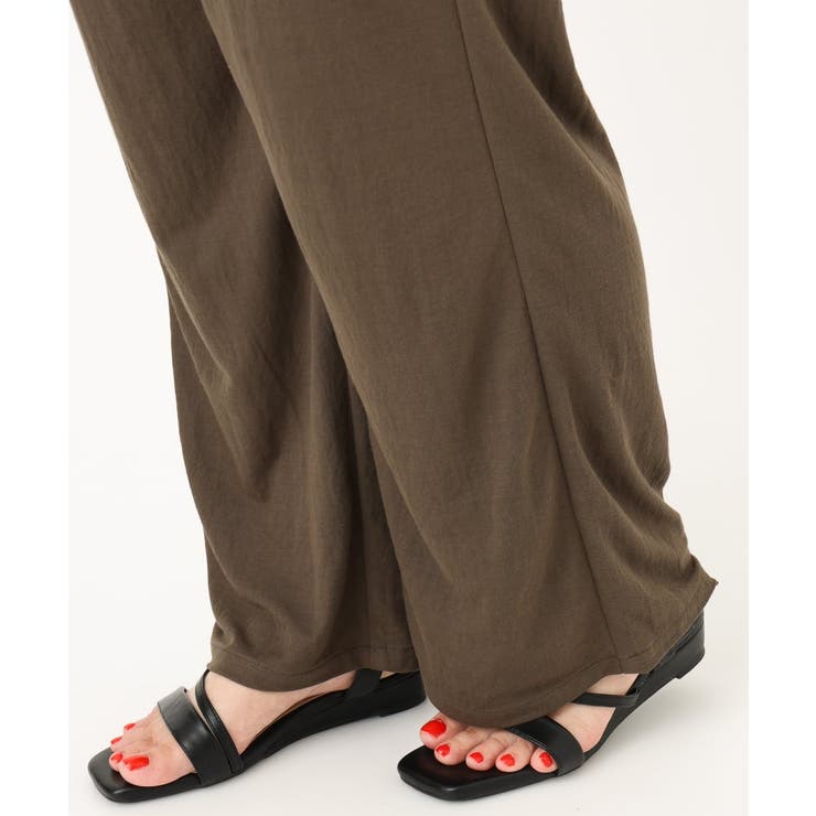 【大きいサイズ/接触冷感】カノコワイドパンツ | eur3 | 詳細画像13 