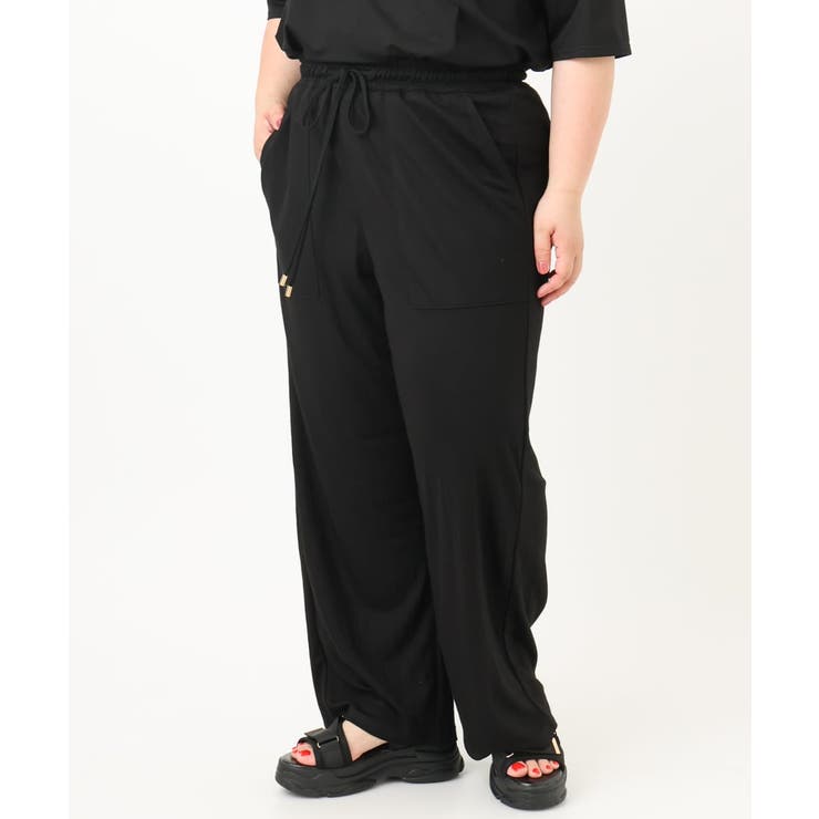 【大きいサイズ/接触冷感】カノコワイドパンツ | eur3 | 詳細画像20 