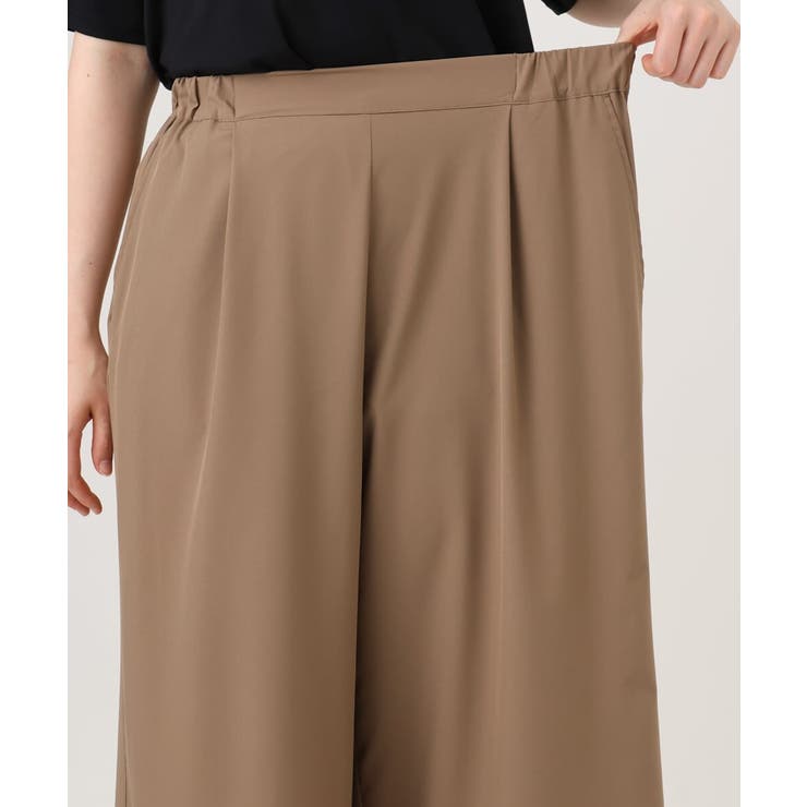 【大きいサイズ/接触冷感】エステルストレッチワイドパンツ | eur3 | 詳細画像11 