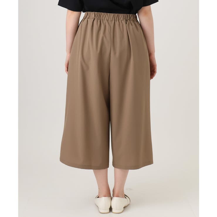 【大きいサイズ/接触冷感】エステルストレッチワイドパンツ | eur3 | 詳細画像5 