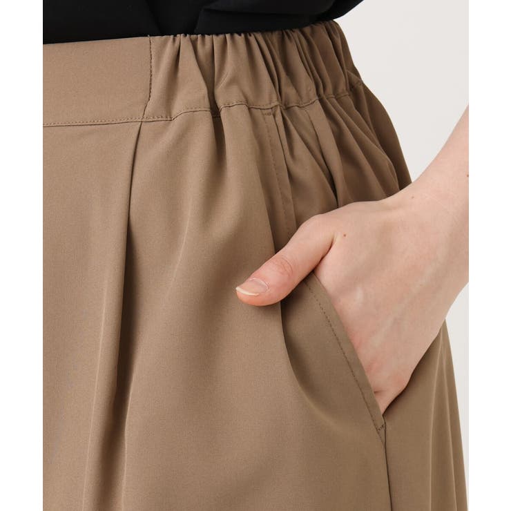 【大きいサイズ/接触冷感】エステルストレッチワイドパンツ | eur3 | 詳細画像8 