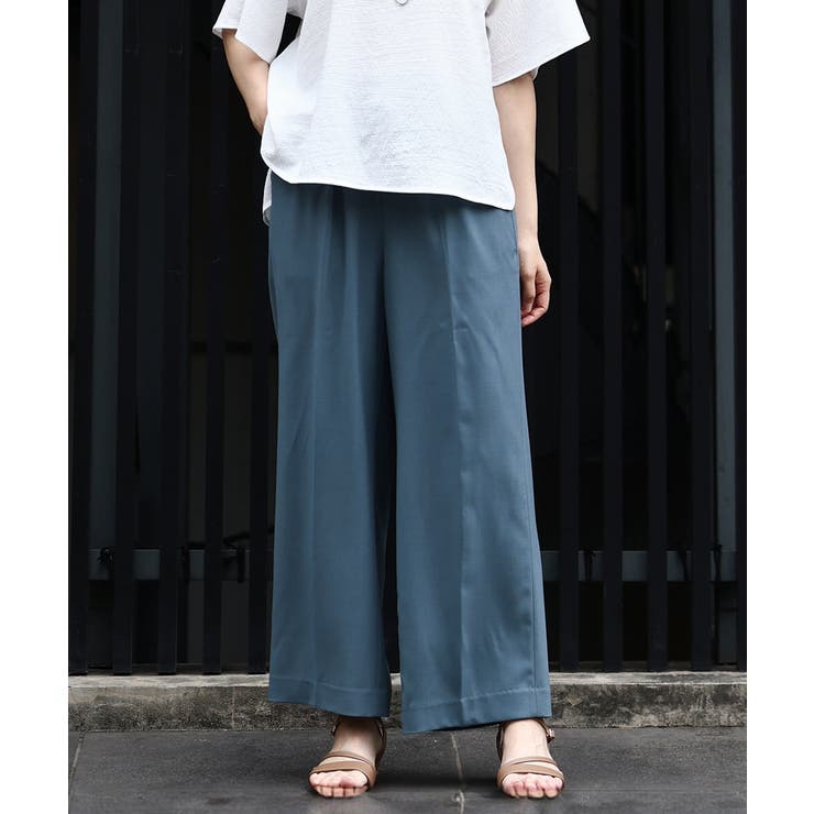 【大きいサイズ】センタープレステーパードパンツ | eur3 | 詳細画像1 