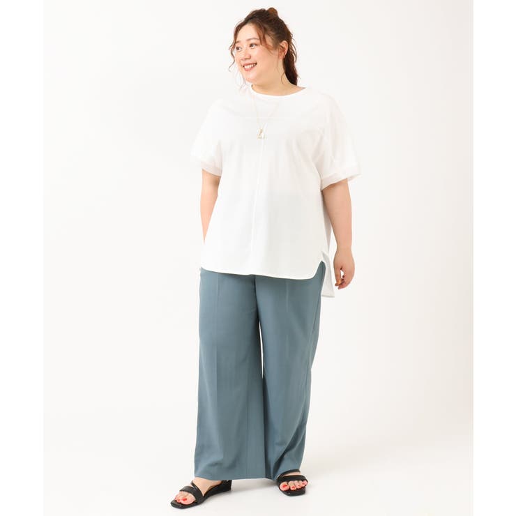 【大きいサイズ】センタープレステーパードパンツ | eur3 | 詳細画像19 