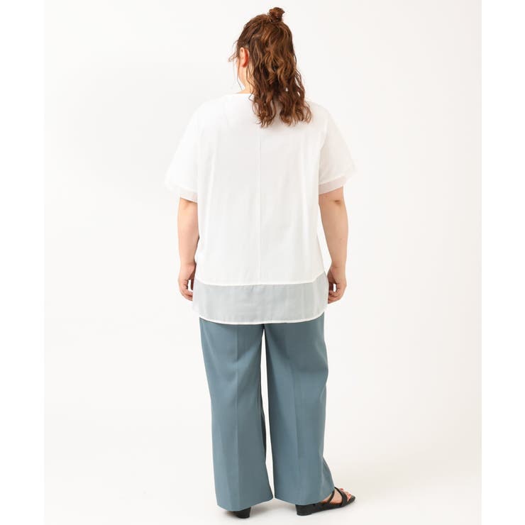 【大きいサイズ】センタープレステーパードパンツ | eur3 | 詳細画像20 