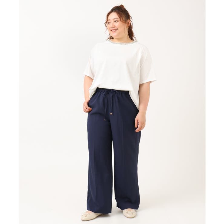 【大きいサイズ】センタープレステーパードパンツ | eur3 | 詳細画像23 