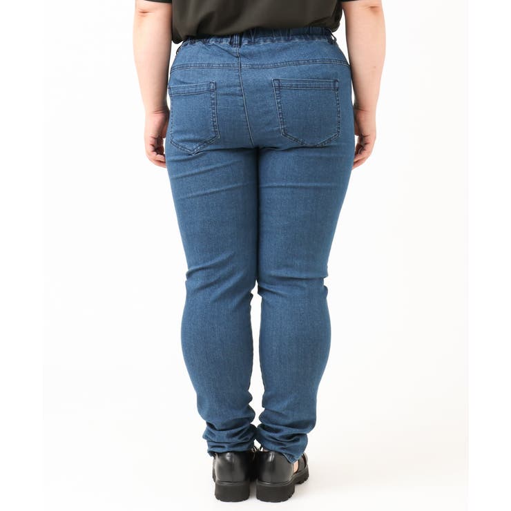 【大きいサイズ/接触冷感】デニムレギンスパンツ | eur3 | 詳細画像10 