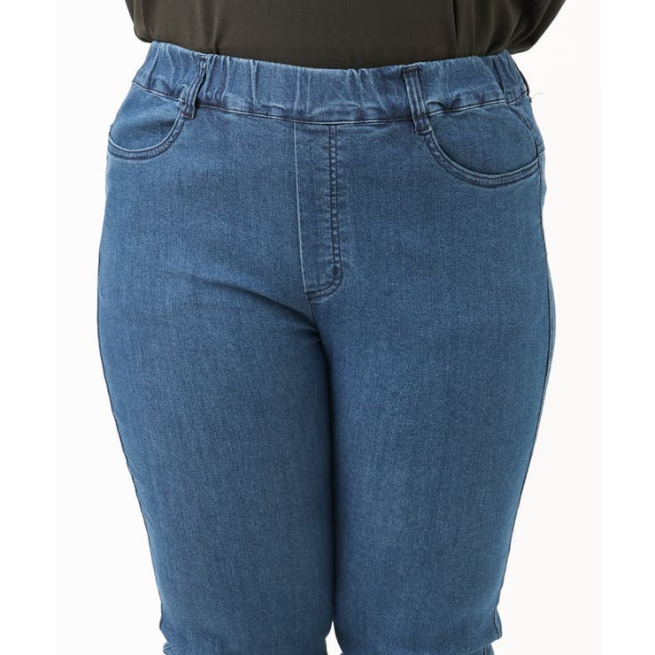 【大きいサイズ/接触冷感】デニムレギンスパンツ | eur3 | 詳細画像12 