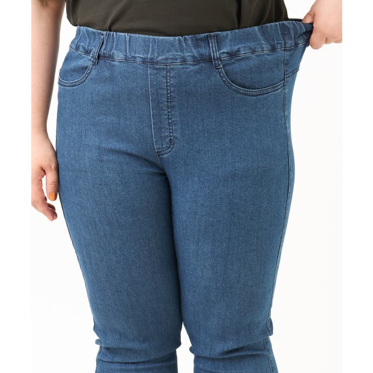 【大きいサイズ/接触冷感】デニムレギンスパンツ | eur3 | 詳細画像16 