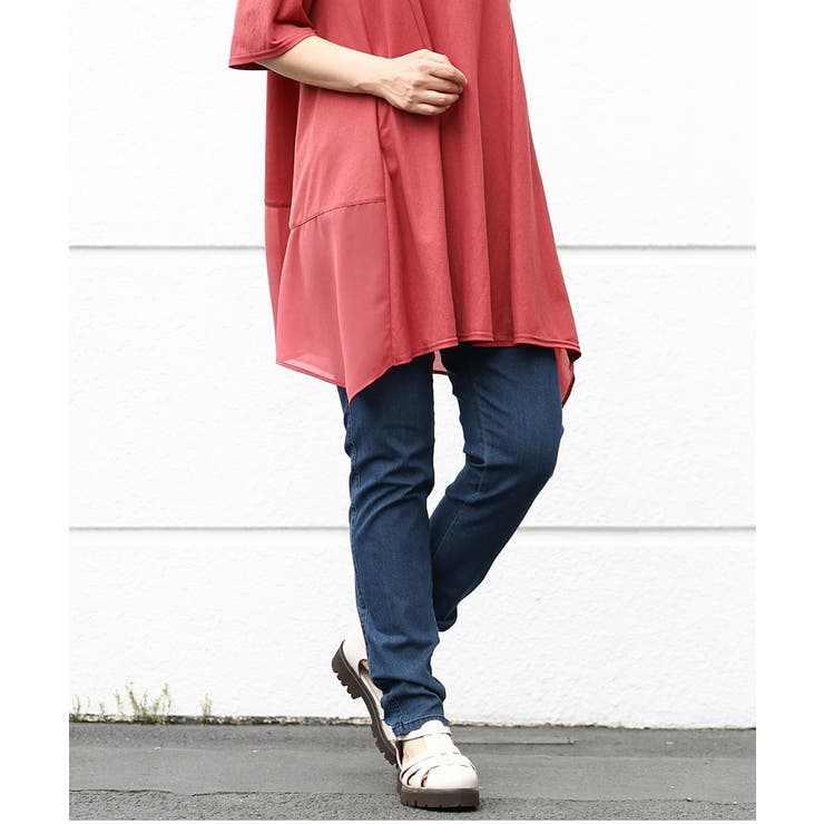 【大きいサイズ/接触冷感】デニムレギンスパンツ | eur3 | 詳細画像2 