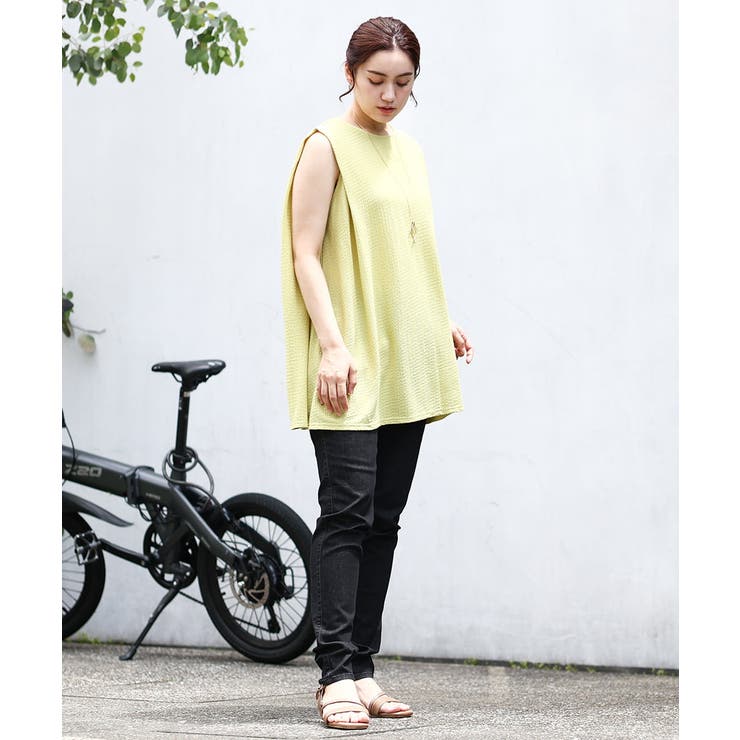 【大きいサイズ/接触冷感】デニムレギンスパンツ | eur3 | 詳細画像21 