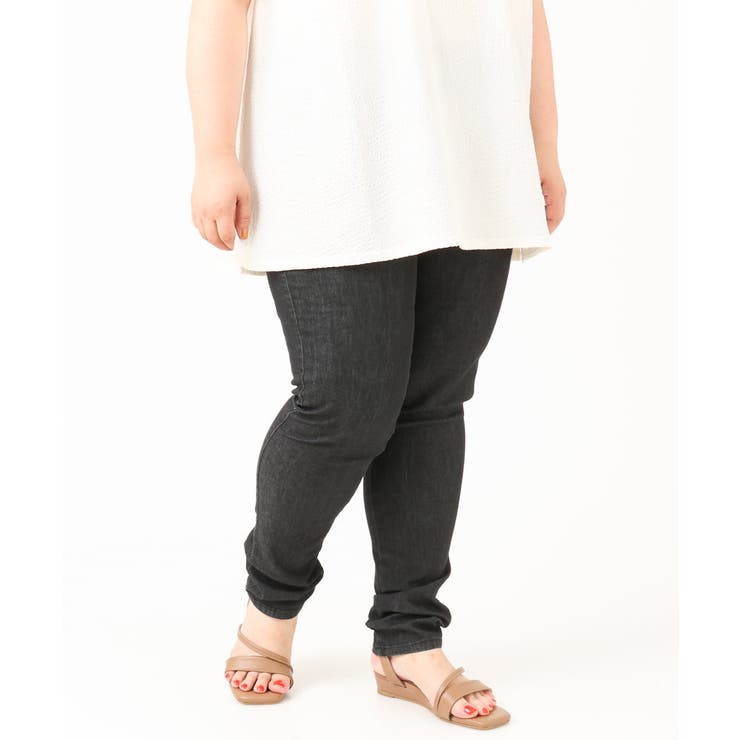 【大きいサイズ/接触冷感】デニムレギンスパンツ | eur3 | 詳細画像24 