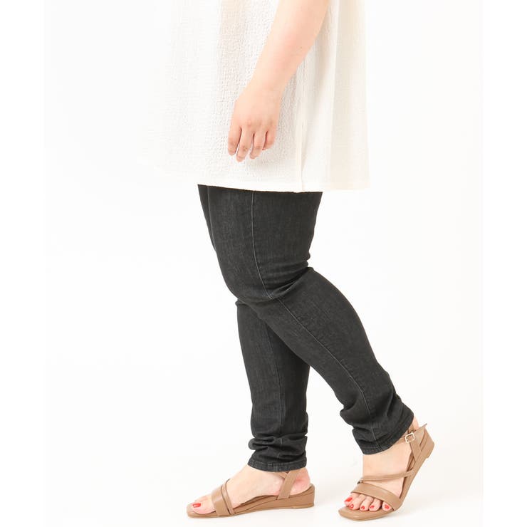 【大きいサイズ/接触冷感】デニムレギンスパンツ | eur3 | 詳細画像25 