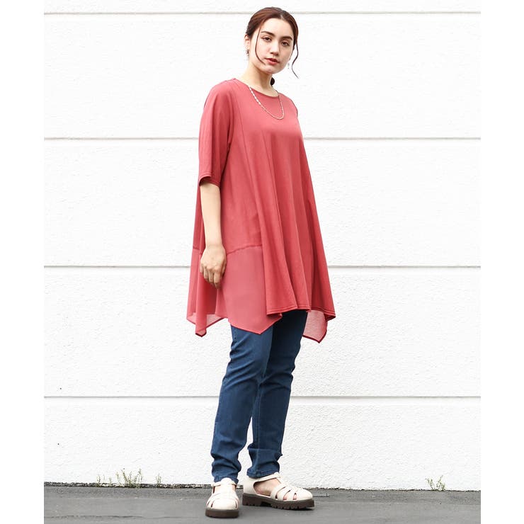 【大きいサイズ/接触冷感】デニムレギンスパンツ | eur3 | 詳細画像4 