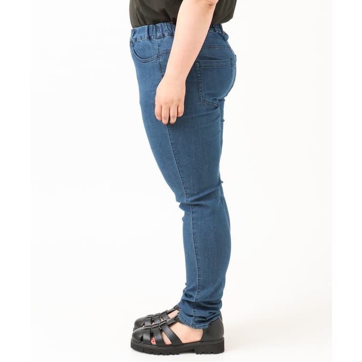 【大きいサイズ/接触冷感】デニムレギンスパンツ | eur3 | 詳細画像9 