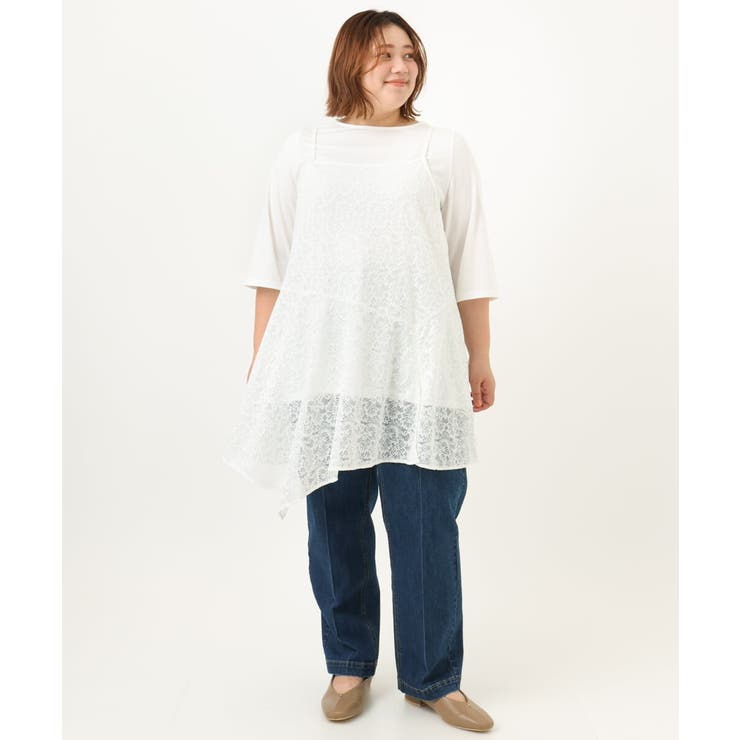 【大きいサイズ】ストレッチストレートデニム | eur3 | 詳細画像17 