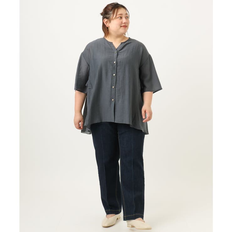 【大きいサイズ】ストレッチストレートデニム | eur3 | 詳細画像26 