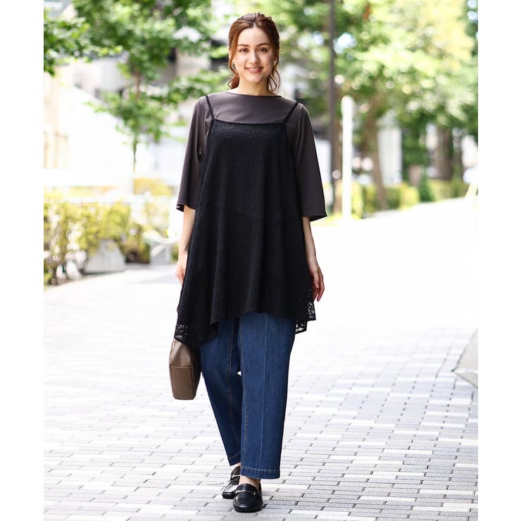 【大きいサイズ】ストレッチストレートデニム | eur3 | 詳細画像3 