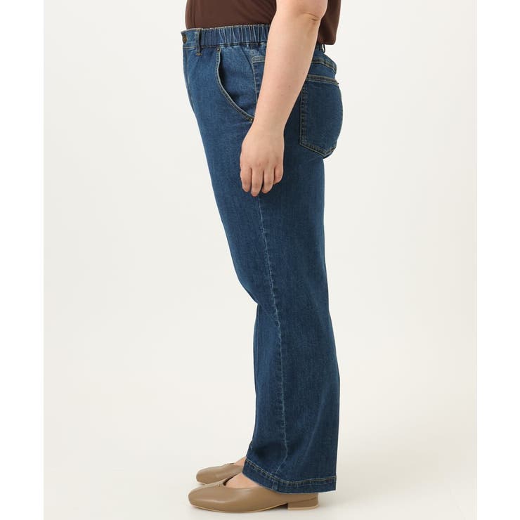 【大きいサイズ】ストレッチストレートデニム | eur3 | 詳細画像8 