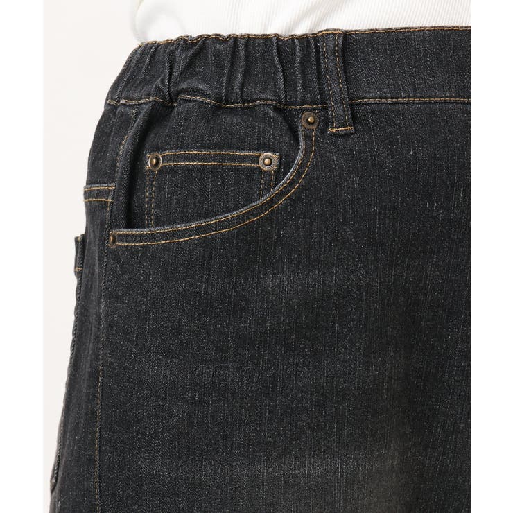 【WEB先行販売】【大きいサイズ/洗える】カーブシルエットデニムパンツ | eur3 | 詳細画像19 