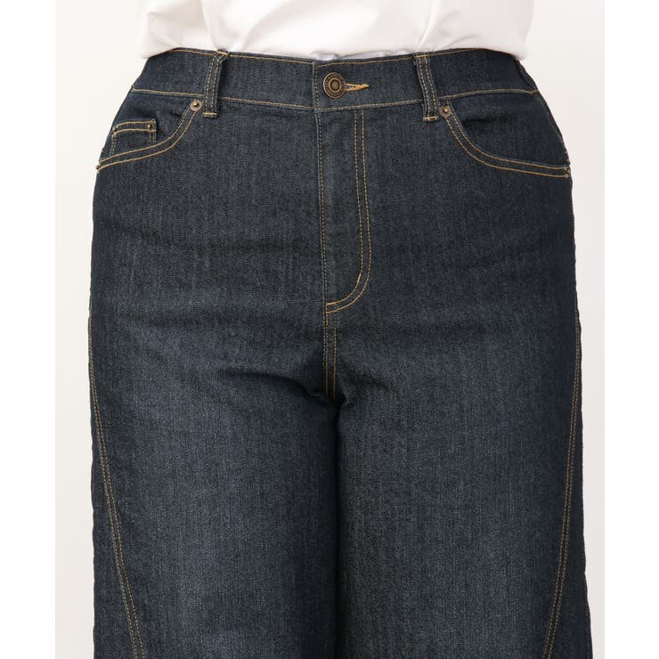 【大きいサイズ】ワイドストレッチデニム | eur3 | 詳細画像15 