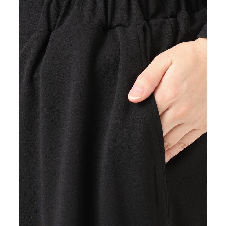 【大きいサイズ】カットジョーゼットワイドパンツ | eur3 | 詳細画像11 