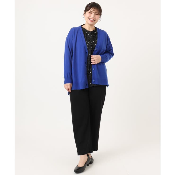 【大きいサイズ】ポンチストレートパンツ | eur3 | 詳細画像14 