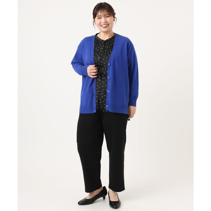 【大きいサイズ】ポンチストレートパンツ | eur3 | 詳細画像15 