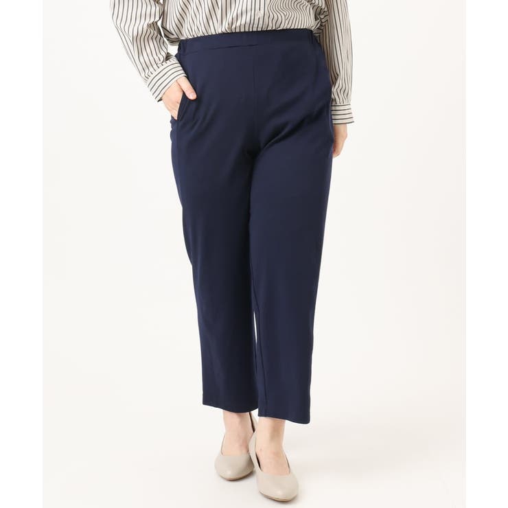 【大きいサイズ】ポンチストレートパンツ | eur3 | 詳細画像2 