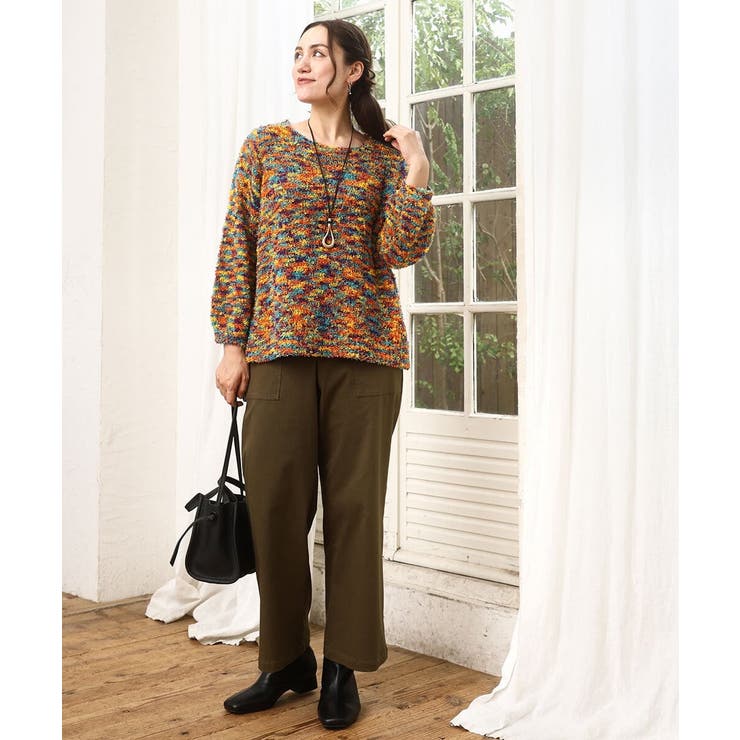 【大きいサイズ】ストレッチベイカーパンツ | eur3 | 詳細画像14 