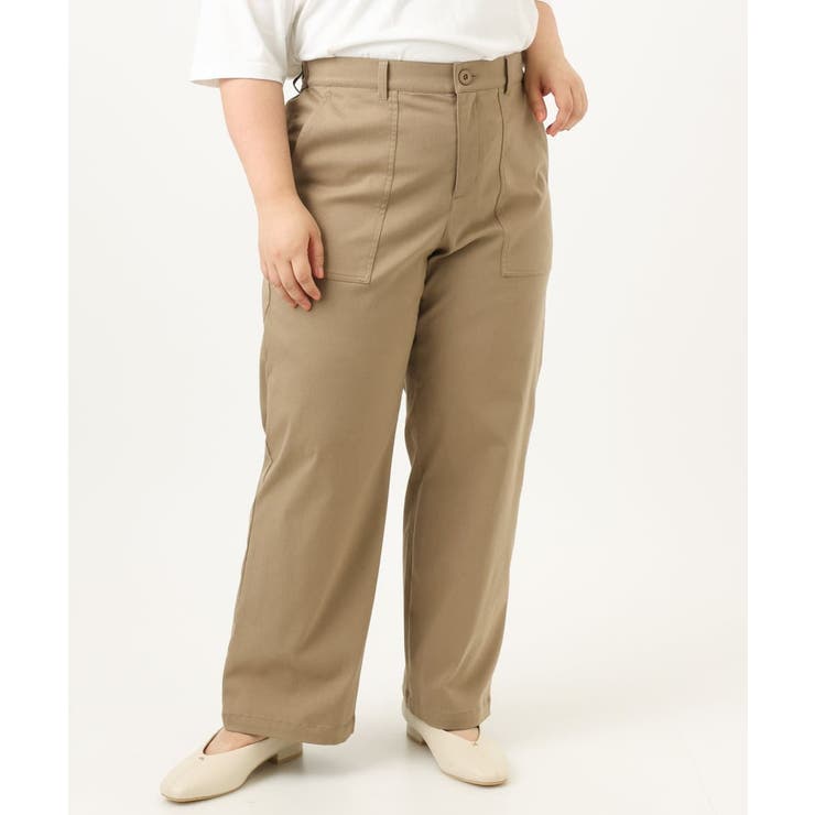 【大きいサイズ】ストレッチベイカーパンツ | eur3 | 詳細画像16 