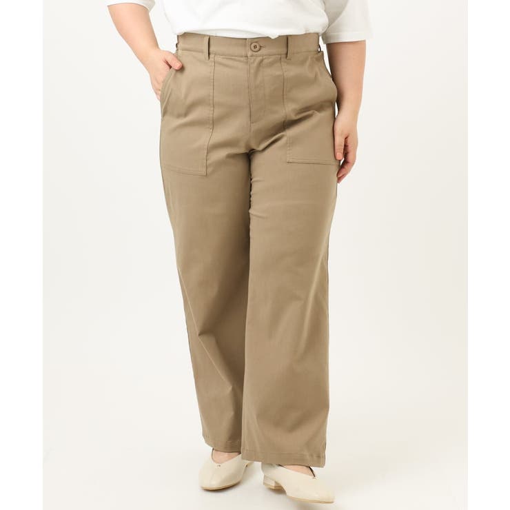 【大きいサイズ】ストレッチベイカーパンツ | eur3 | 詳細画像17 