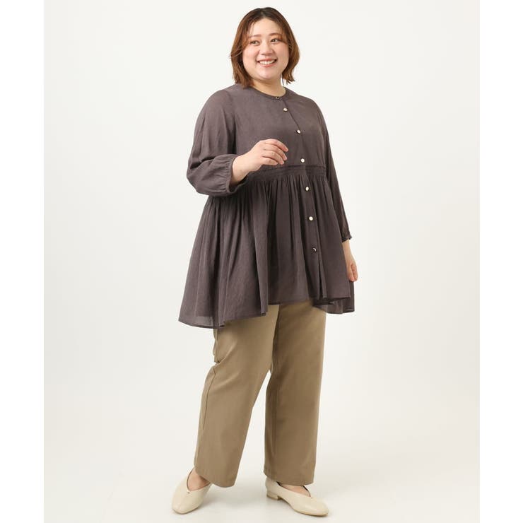 【大きいサイズ】ストレッチベイカーパンツ | eur3 | 詳細画像20 