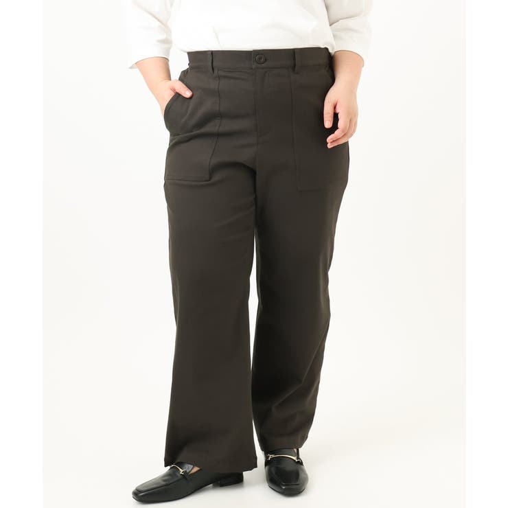 【大きいサイズ】ストレッチベイカーパンツ | eur3 | 詳細画像23 