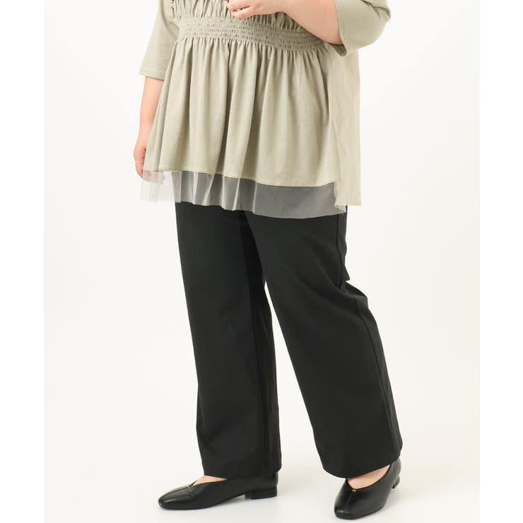 【大きいサイズ】ストレッチベイカーパンツ | eur3 | 詳細画像26 