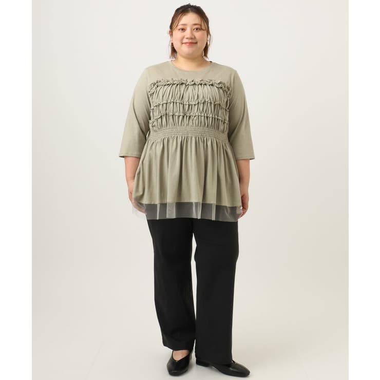 【大きいサイズ】ストレッチベイカーパンツ | eur3 | 詳細画像27 