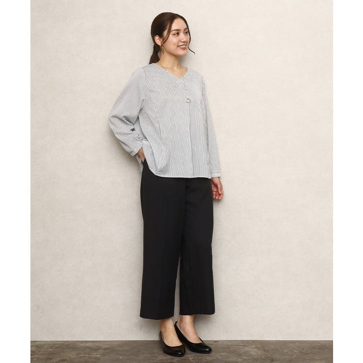 【大きいサイズ/11号サイズあり】ソフィーツイルセンタープレスパンツ | eur3 | 詳細画像24 