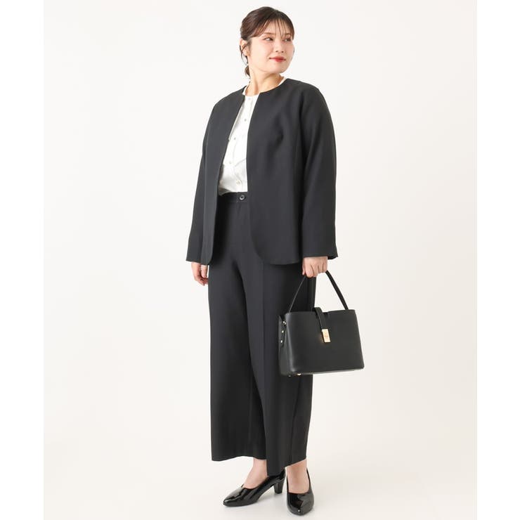 【大きいサイズ/11号サイズあり】ソフィーツイルセンタープレスパンツ | eur3 | 詳細画像26 