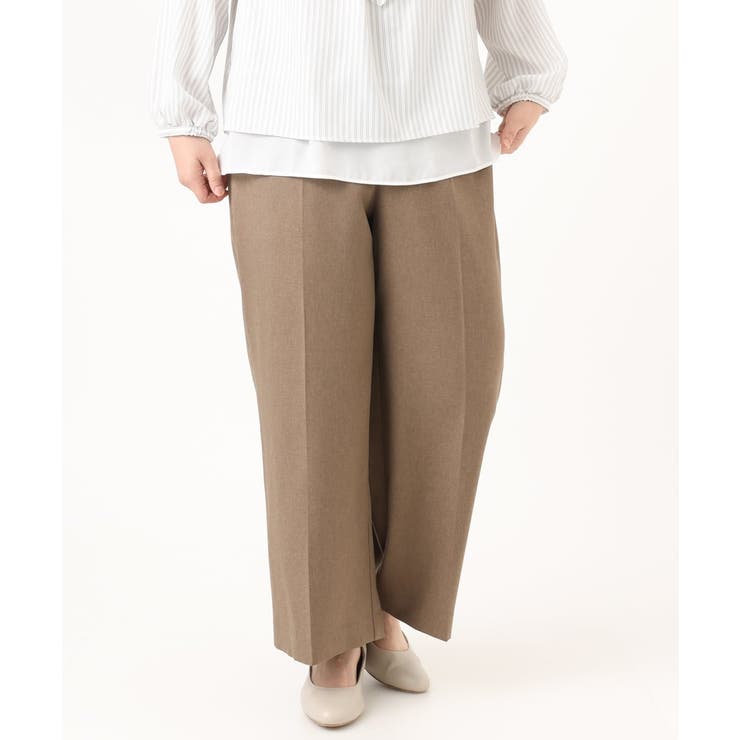 【大きいサイズ/11号サイズあり】ソフィーツイルセンタープレスパンツ | eur3 | 詳細画像6 