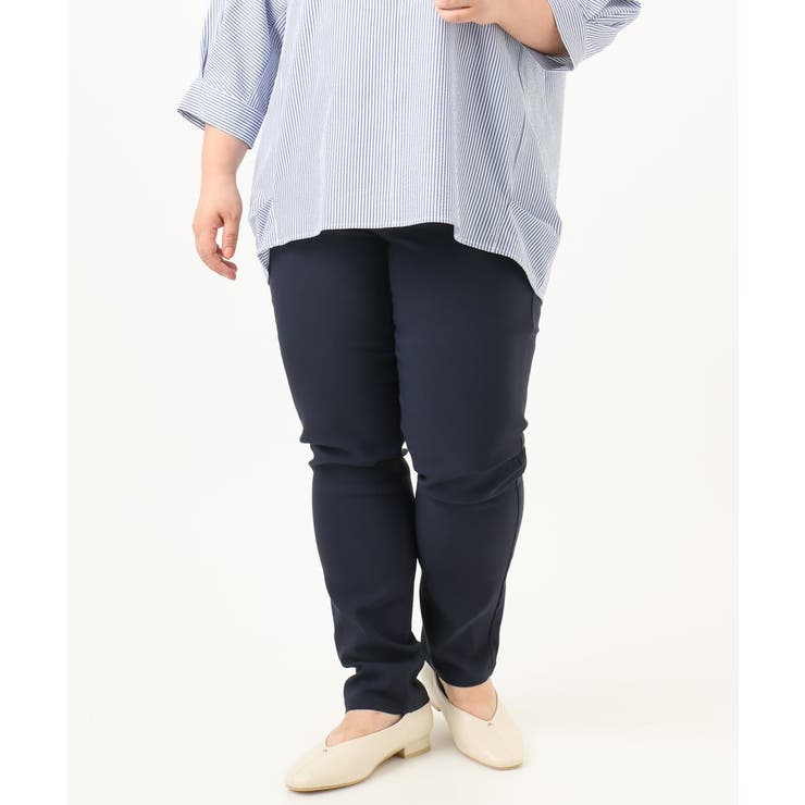 【大きいサイズ】ストレッチスリムパンツ | eur3 | 詳細画像1 