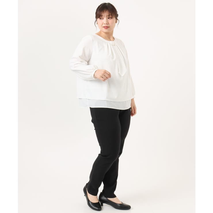 【シリーズ累計販売2万枚！/大きいサイズ】さらさらストレッチテーパードパンツ | eur3 | 詳細画像25 