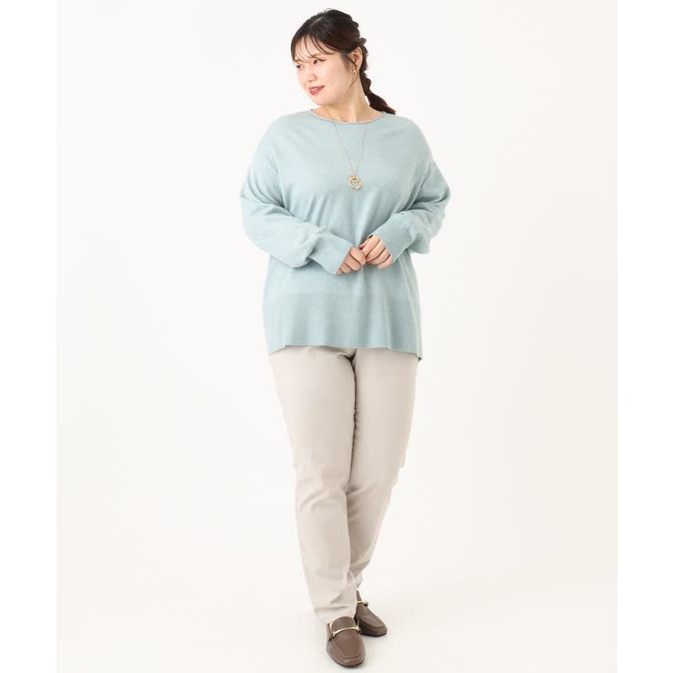 【シリーズ累計販売2万枚！/大きいサイズ】さらさらストレッチテーパードパンツ | eur3 | 詳細画像7 