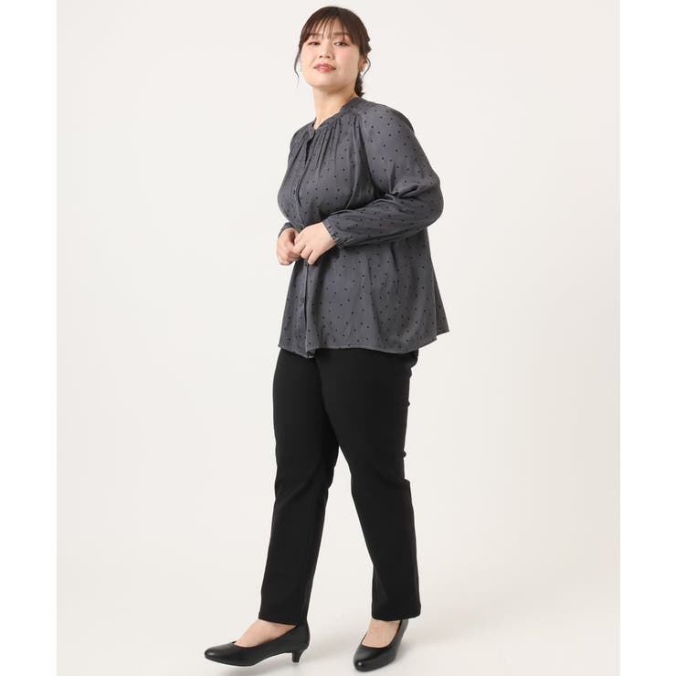 【大きいサイズ】さらさらストレッチストレートパンツ | eur3 | 詳細画像23 