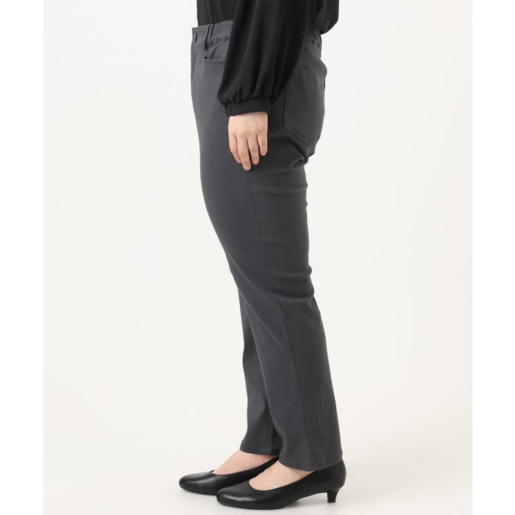 【大きいサイズ】さらさらストレッチストレートパンツ | eur3 | 詳細画像7 