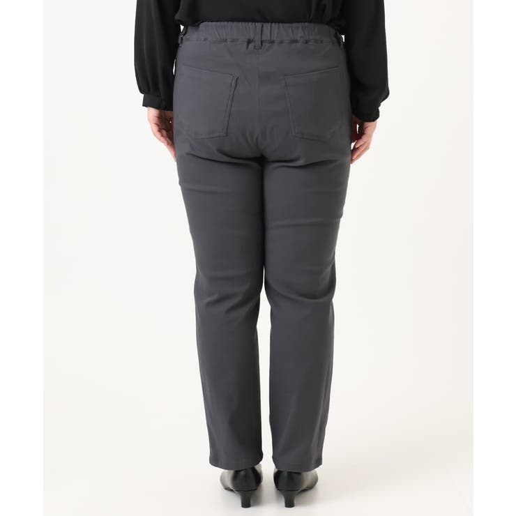 【大きいサイズ】さらさらストレッチストレートパンツ | eur3 | 詳細画像8 