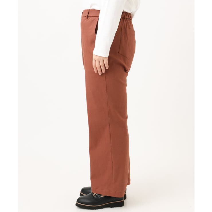 【大きいサイズ】ワイドストレートストレッチパンツ | eur3 | 詳細画像10 