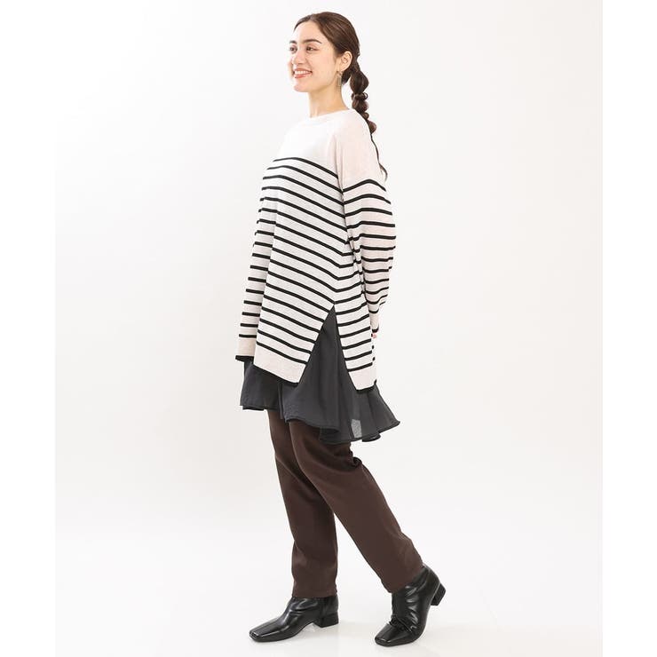 【シリーズ累計販売1万5千枚！】【大きいサイズ】さらさらストレッチテーパードパン… | eur3 | 詳細画像12 