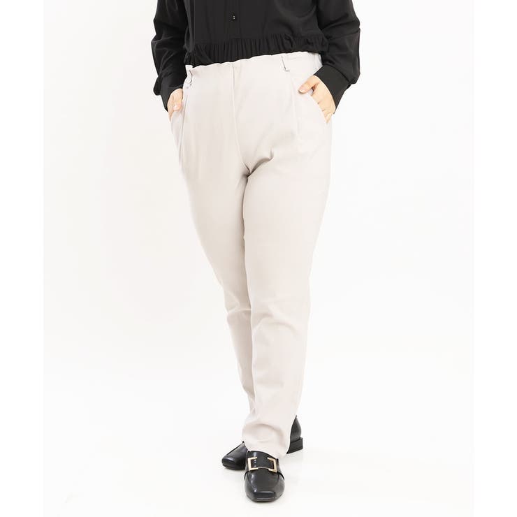 【シリーズ累計販売1万5千枚！】【大きいサイズ】さらさらストレッチテーパードパン… | eur3 | 詳細画像18 