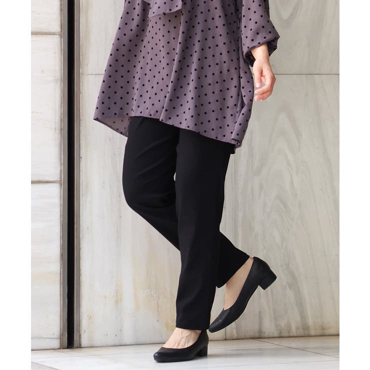 【シリーズ累計販売1万5千枚！】【大きいサイズ】さらさらストレッチテーパードパン… | eur3 | 詳細画像24 