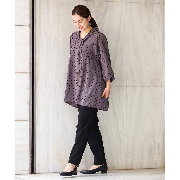 【シリーズ累計販売1万5千枚！】【大きいサイズ】さらさらストレッチテーパードパン… | eur3 | 詳細画像25 