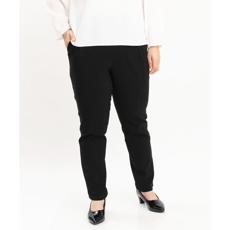 【シリーズ累計販売1万5千枚！】【大きいサイズ】さらさらストレッチテーパードパン… | eur3 | 詳細画像27 